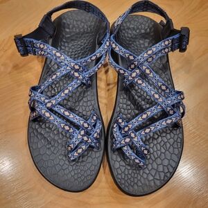 Chaco Women's Z Cloud X Sandals Blue Size 9